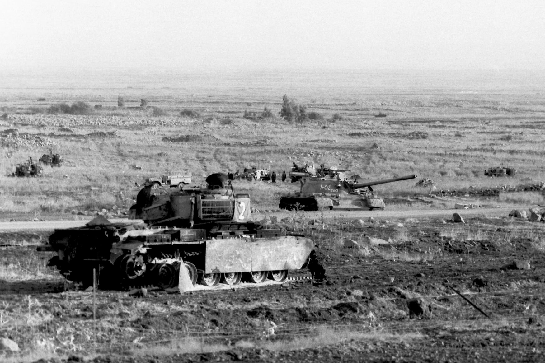 טנקים ברמת הגולן Tanks on the Golan Heights