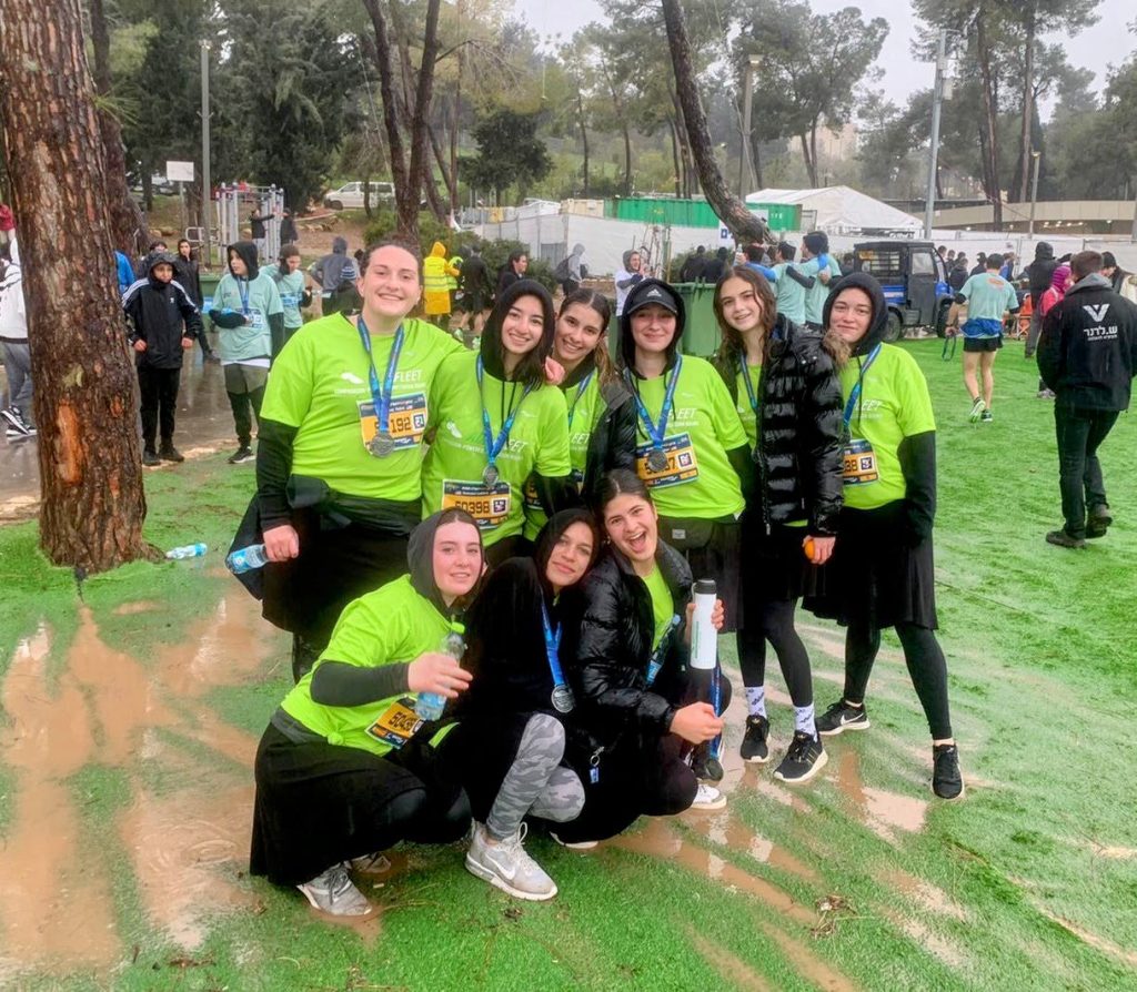 בנות במרתון ירושלים Girls at Jerusalem marathon